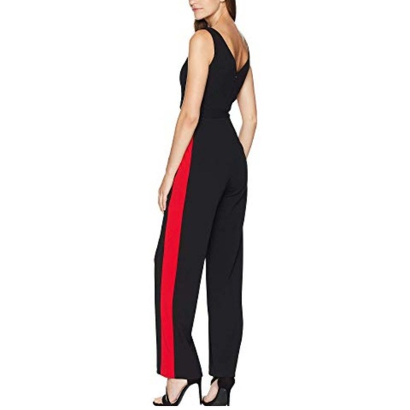 Donna Morgan Black and Red Women's Jumpsuit - Picture 2 of 6